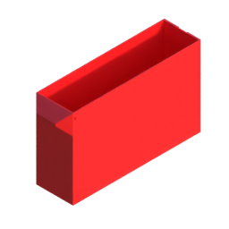 Render of MODULITH 270 Classic Drawer - 1W-3H